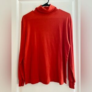 Tomato Red Turtleneck